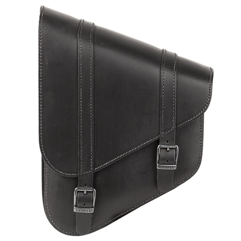 Bočná brašňa J - čierna koža 