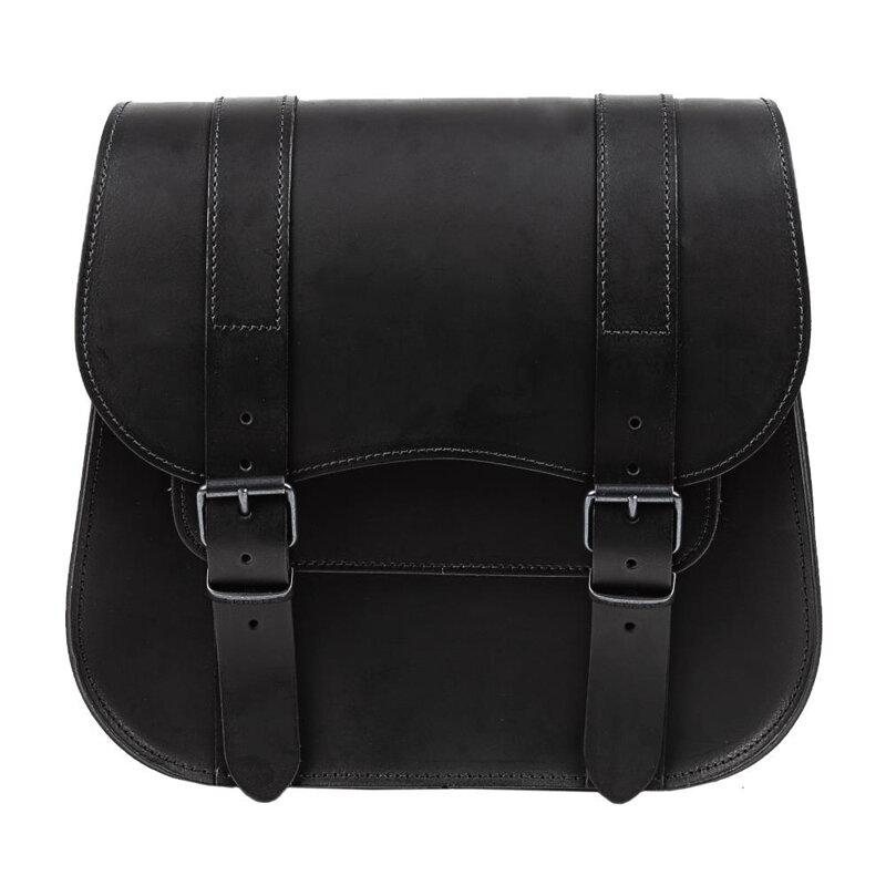 Bočná brašňa "LEDRIE" C - čierna koža 