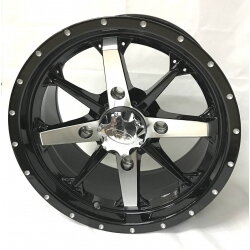 Cyklon AR810 hliníkový ráfik 14x7 offset 4+3 otvory 4/110 Yamaha Suzuki Kawasaki Cfmoto