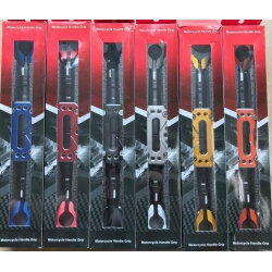 ATV hliníková, nastaviteľná, čierno-červená riadidlá