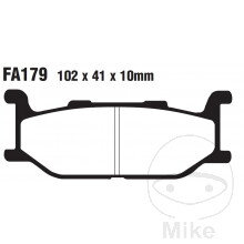 Brzdové doštičky Carbon SCO EBC Pre Yamaha XV 1600 Wild Star / XV 1700 Road Star 1999-2005