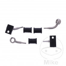 Brzdové hadice brzdová sada strieborná koncovka 2 dielna pre Kawasaki Vulcan 650S 2015-2025 