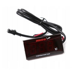 Elektronický teplomer, červený displej so senzorom