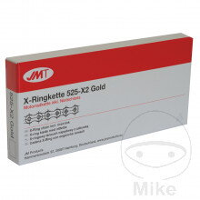 JMT X-reťaz otvorený s nitovacou spojkou 525X2 gold 110 pre Yamaha MT09 / FZ09 RN29 2013-2016 
