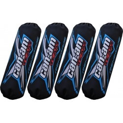 Kryty tlmičov Can-am Renegade, čierno-modré, nový model