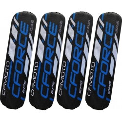 Kryty / návleky tlmičov pre Cfmoto cforce modré