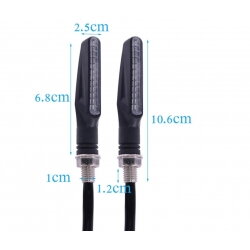 LED smerovka dynamický plávajúci, nerozbitný, pár