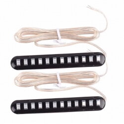 LED smerovky dynamické plávajúce 100% vodotesné 2 ks