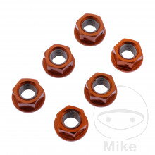 Matica Rozeta sada JMP BOLT M10 x 1.25 mm Alu Racing orange  pre Honda GoldWing GL1800 2018-2024