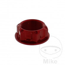 Matka krku riadenia M24X1.00 mm Alu červený pre Honda VTX 1300 2003-2007