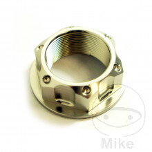 Matka krku riadenia M24X1.50 mm Alu strieborný pre Suzuki VZ800 Marauder 1997-2003