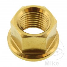 Matka reťazového kolieska M12X1.25 mm nerez V4A zlatý pre Honda VT750 C2 RC44 / Aero 1997-2002
