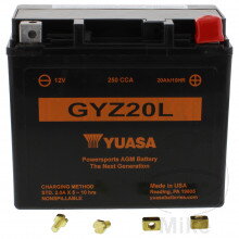 Motocyklový akumulátor GYZ20L wet Yuasa pre Honda VTX 1800 2001-2006