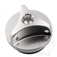 Nalievacia skrutka JMP M20X2.5 mm Alu strieborná pre Honda Shadow VT600 1988-2000