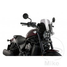 Plexi ŠPORT NEW GEN PUIG rauchgrau  pre Honda CMX 1100 Rebel 2021-2024