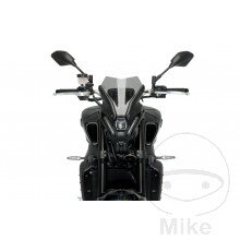 Plexi ŠPORT NEW GEN PUIG rauchgrau pre Yamaha MT09 / FZ09 RN69 2021-2023 