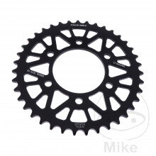 Rozeta ALU 39Z pre reťaz 520 čierna JT vnútorný priemer 080 rozstup dier 104  pre Honda GoldWing GL1800 2018-2024