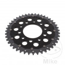 Rozeta DUA 44Z pre reťaz 525 čierna ZF vnútorný priemer 080 rozstup dier 110 pre Honda Shadow VT600 1988-2000 