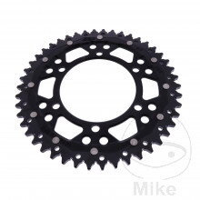 Rozeta DUA 46Z pre reťaz 525 čierna ZF vnútorný priemer 110 rozstup dier 130  pre Yamaha MT10 N78 2022-2025 