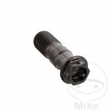 Skrutka brzdovej hadice dvojitá M10X1.25 TI RAC čierna pre Yamaha Virago XV 750 1992-1997