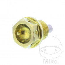 Skrutka výpusť oleja MAG JMP BO M14X1.25 mm 12 mm Titan gold  pre Suzuki Intruder M1800R   VZR1800 2006-2017