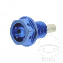 Skrutka výpusť oleja MAG JMP BO M12X1.5 mm 15 mm Titan blau pre Kawasaki Vulcan VN1500 1999-2005
