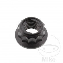 Viazacia matka M10 x 1.25 mm Titan čierny pre Kawasaki Vulcan VN1500 1999-2005
