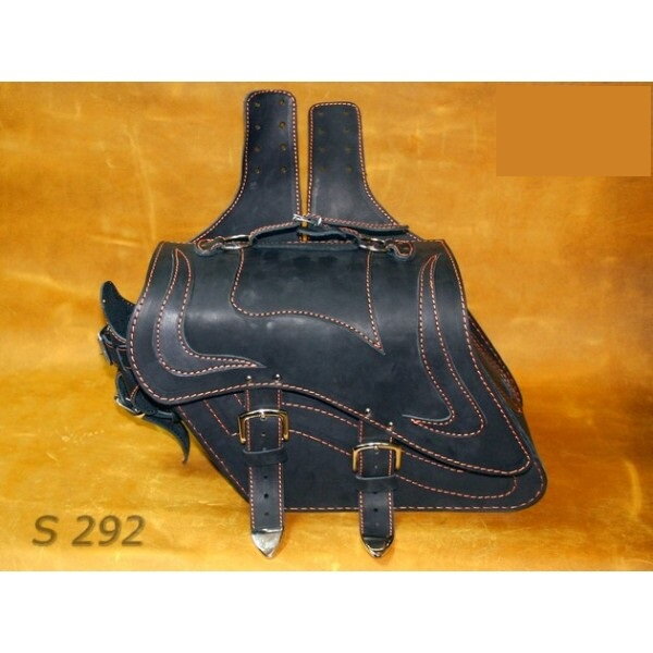 Kožené bočné brašne 2ks (S292)