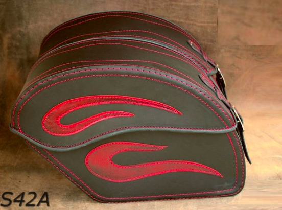 Kožené bočné brašne 2ks (S42A)