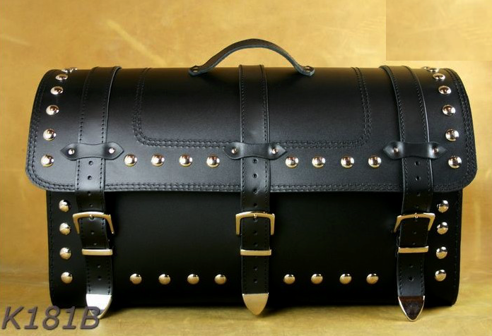 Kožená zadná brašňa - kufor - 1ks (K181B)