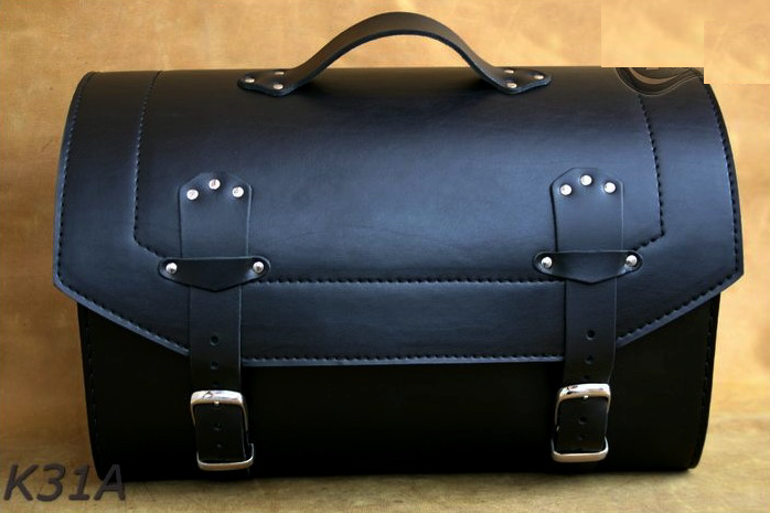 Kožená zadná brašňa - kufor - 1ks (K31A)