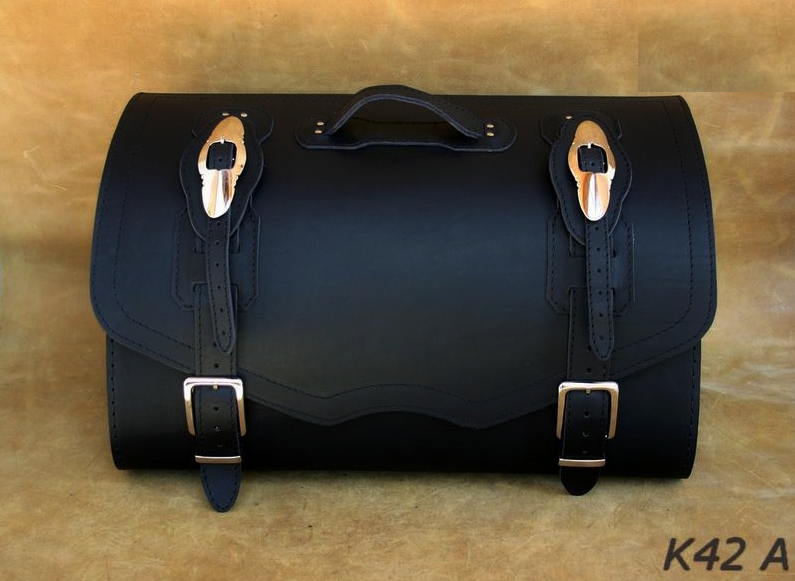 Kožená zadná brašňa - kufor - 1ks (K42A)