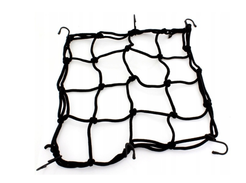 Sieťka na uchytenie batožiny 30x30 - čierna