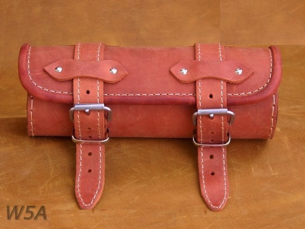 Kožená predná rolka na motocykle (W5A-Orange)