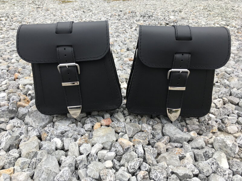 Kožená bočná kapsička na kufre 1ks (Ki18A)