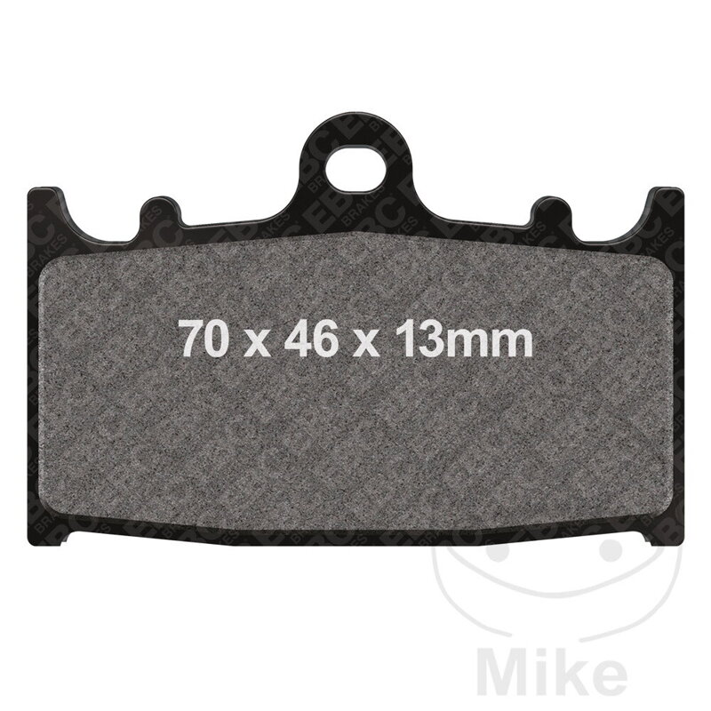 Zadné brzdové platničky EBC FA366TT Carbon X organické – Suzuki VL 1500