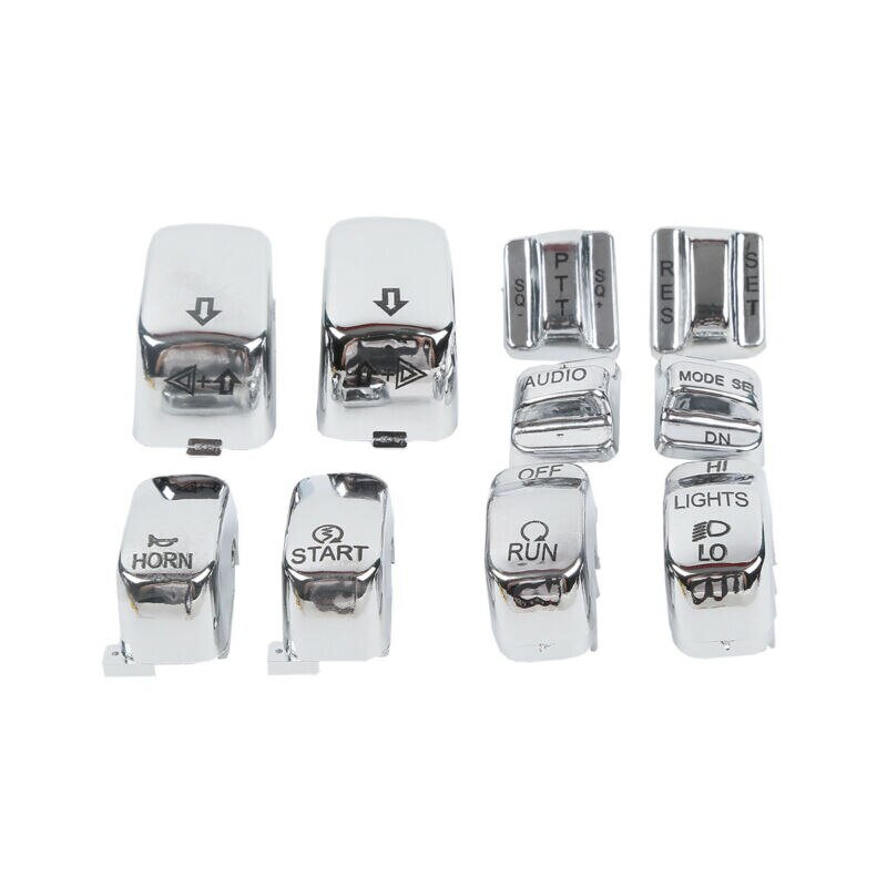 Sada chrómovaných prepínačov pre Harley Davidson 