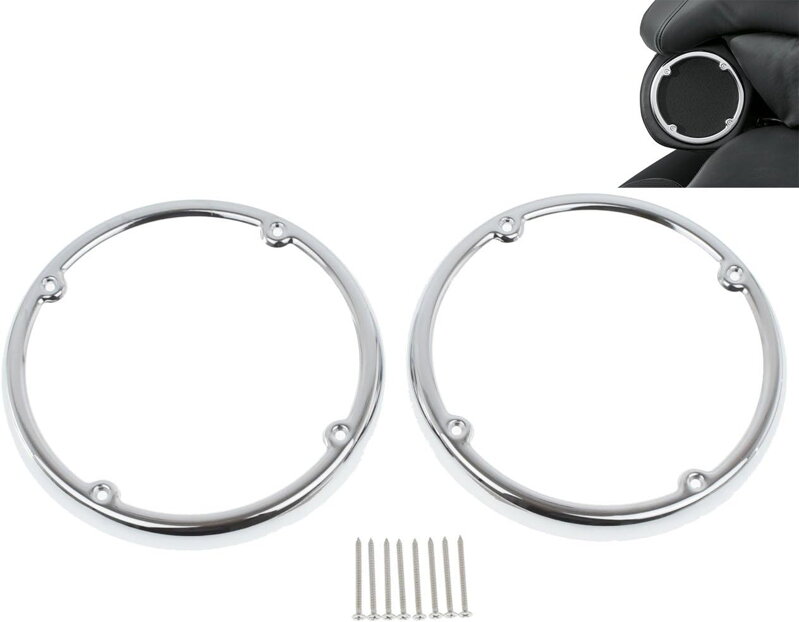 Chrómované kryty reproduktorov pre Harley-Davidson Electra Glide / Ultra Limited / Tri Glide (2014–2024)