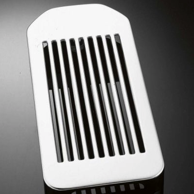 Highway Hawk Kryt chladiča s lamelami pre motocykle SUZUKI C800, M800 / Z, VL800, Boulevard C50 / M50, chróm (1ks) 713-6321