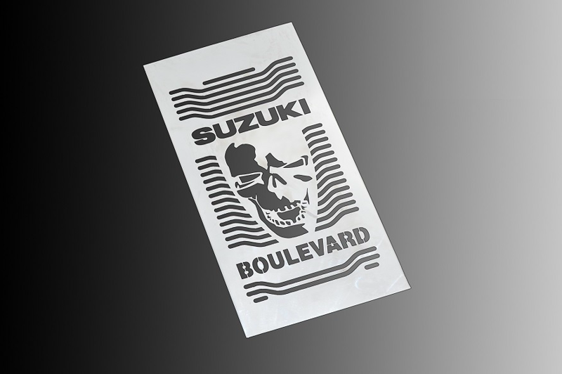 MOTON - Kryt chladiča pre Suzuki Intruder Volusia, C800, M800 - (Lebka)