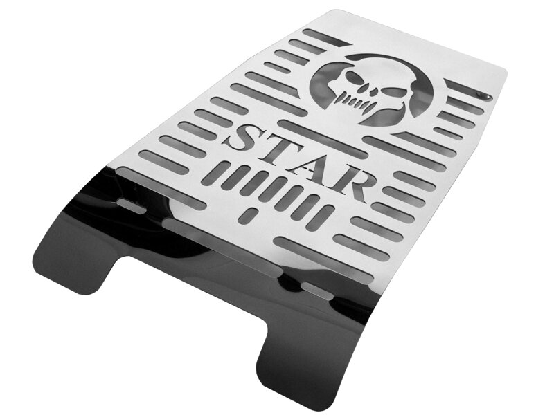 Kryt chladiča pre Yamaha Drag Star XVS 1100 Classic / Custom - smrtka 2