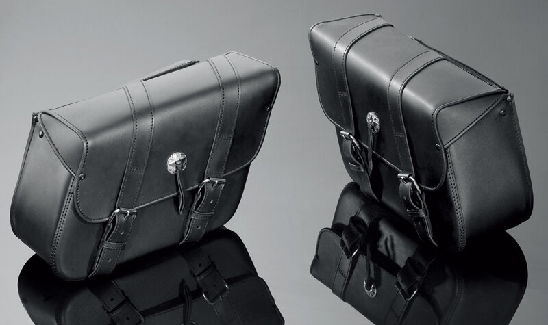 Brašne s pásom Hladké, čierne, Koža 02-2610