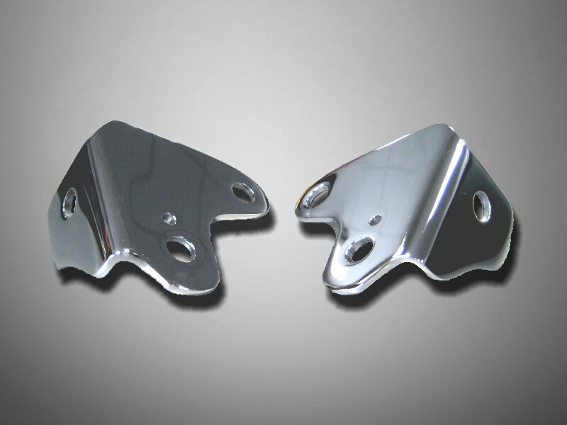 Držiaky prídavných svetiel Highway Hawk pre motocykle KAWASAKI VN900 Vulcan / Classic / Custom, chróm (2ks) 684-118