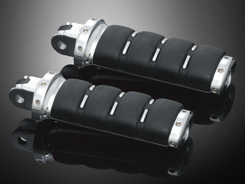 Stupačky vodiča Highway Hawk AIR, chróm (sada)