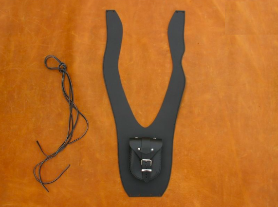 Koža na nádrž pre YAMAHA XV1600 Wild Star / XV1700 Road Star  - čierna hladká