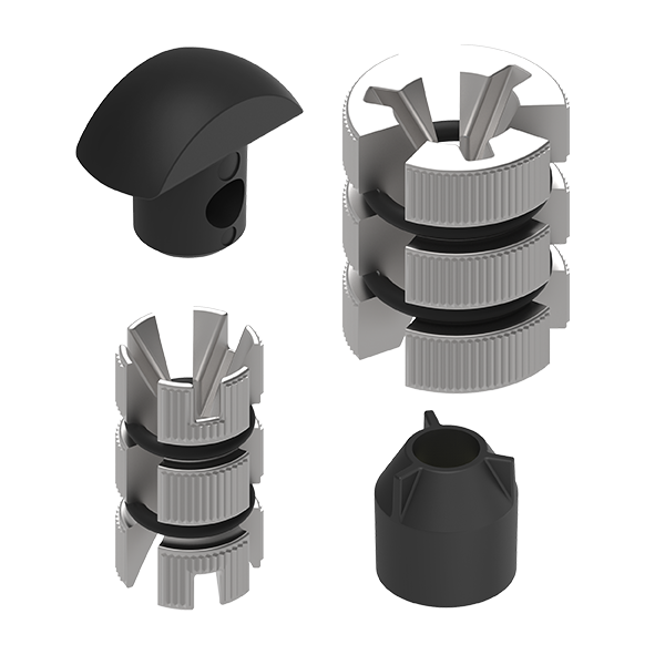 Quad Lock - Sada rozperných vložiek pre držiaky telefónu do krku riadenia