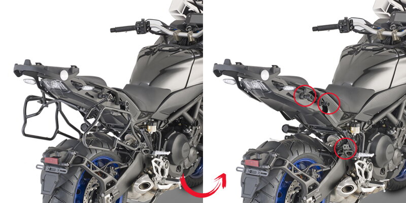 GIVI BOČNÉ NOSIČE MONOKEY YAMAHA NIKEN 900 (19-20) PLXR2143