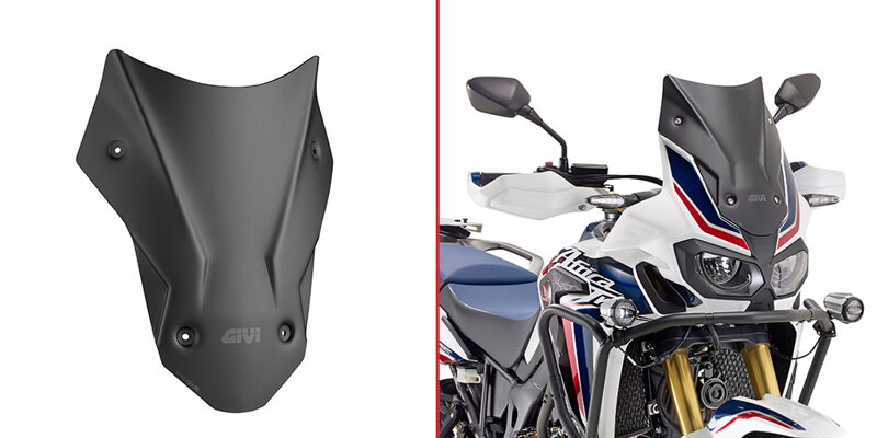 GIVI PLEXI HONDA CRF1000L AFRICA TWIN/AFRICA TWIN ADVENTURE SPORTS D1144BO