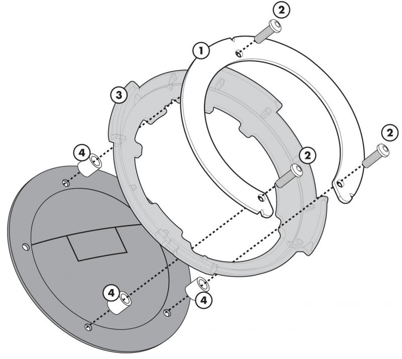 GIVI PODKOVA NA NÁDRŽ BF32