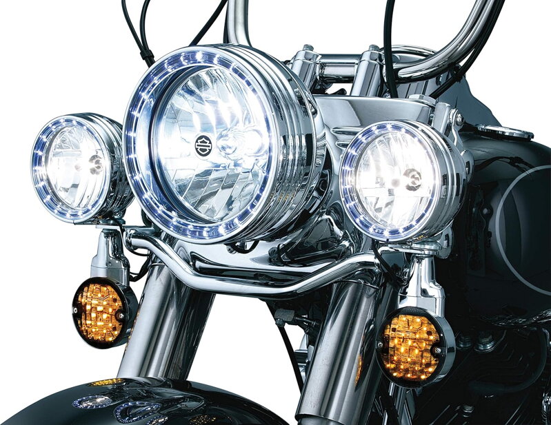 LED svetelný kruh pre hlavné svetlo 7" pre Harley Davidson Softail 1994-2015
